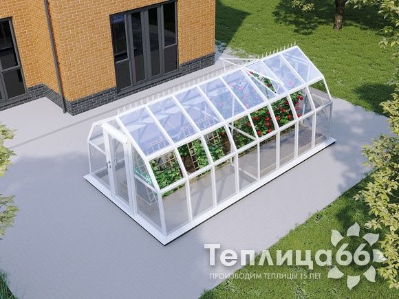 Теплица Рада Нева под стекло, ширина 2.65 метра (Калькулятор теплицы)