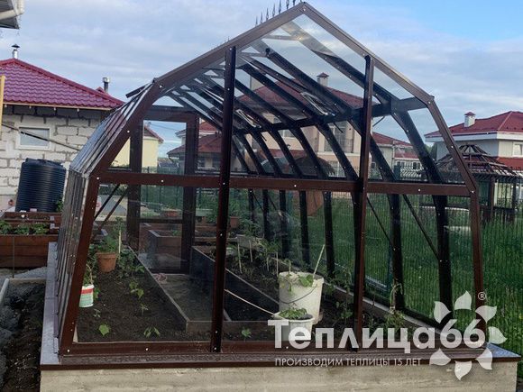 Теплица Рада Нева под стекло, ширина 2.65 метра (Калькулятор теплицы)