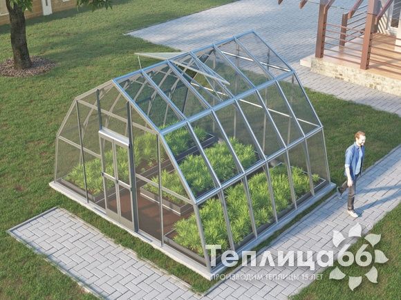 Теплица Рада Нил под стекло, 4,5х4 метра