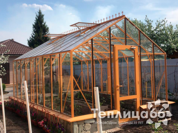 Теплица botanik maximum под стекло 3,6х5,6 м