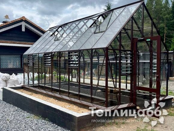 Теплица botanik Style под стекло, ширина 3м